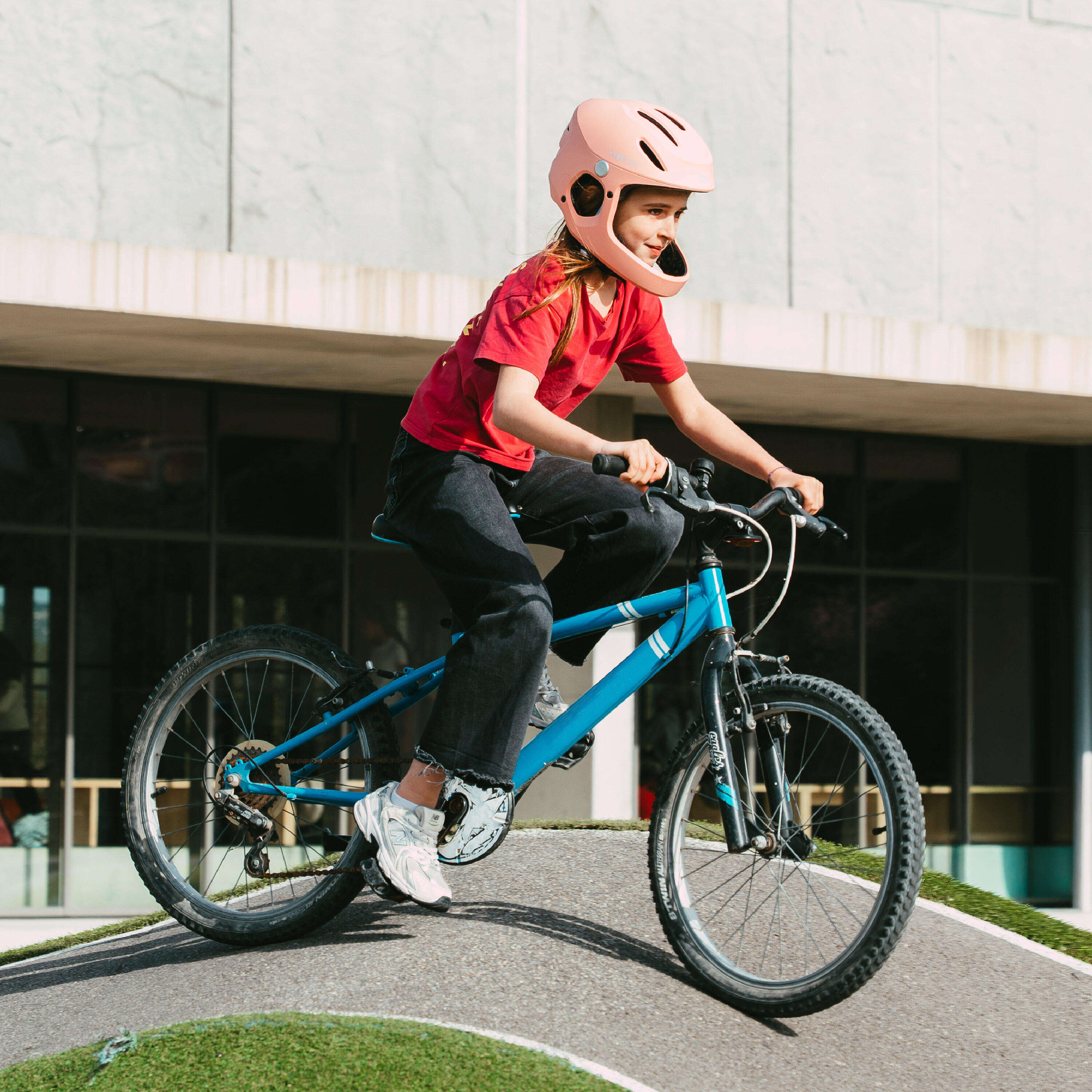 Virgo Kid Pink - Full-face helmet for children 4/7
