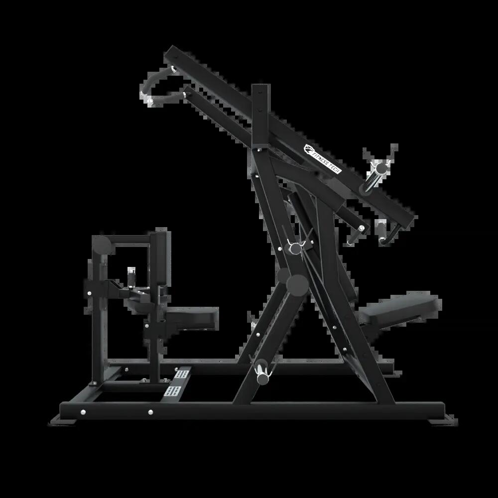 Máquina de alavanca dupla/prensa torácica inclinada e pulldown isolado 2/6
