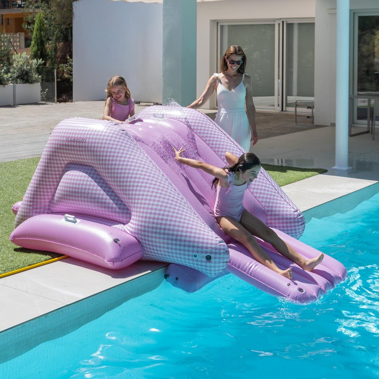 Flamingueo Centre De Jeux Aquatique Avec Toboggan PVC Violet 6/7