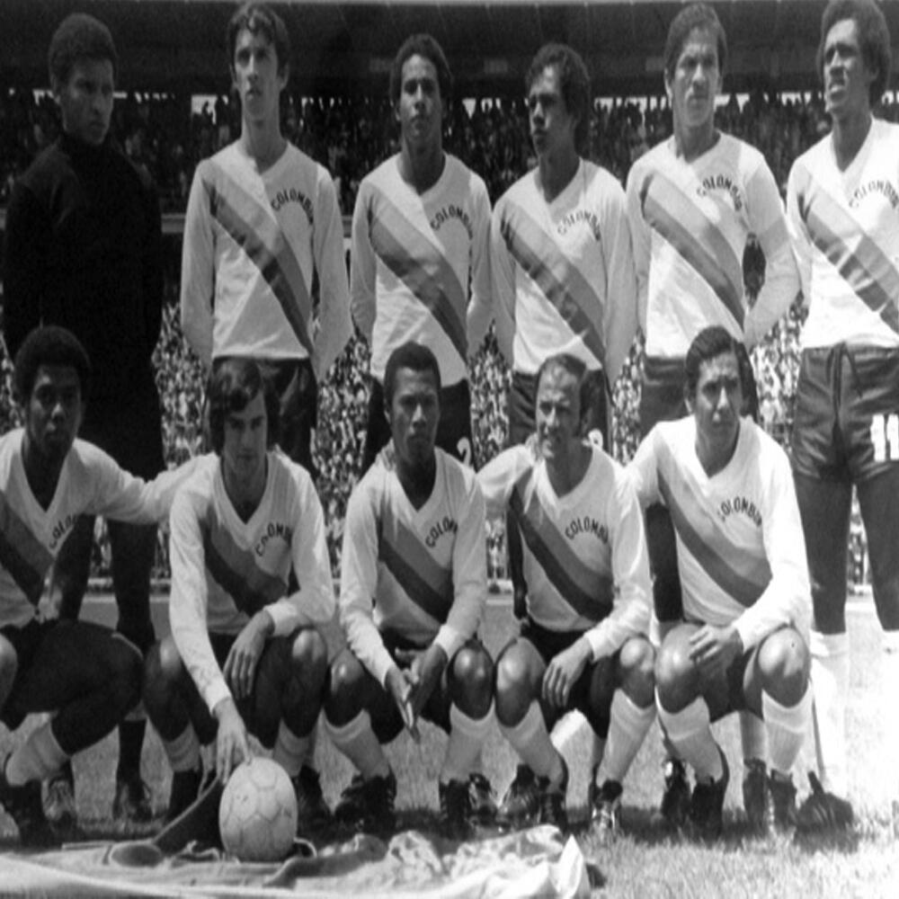 Colombia 1973 - Maglia da calcio rétro - Bianca – COPA Football 2/7