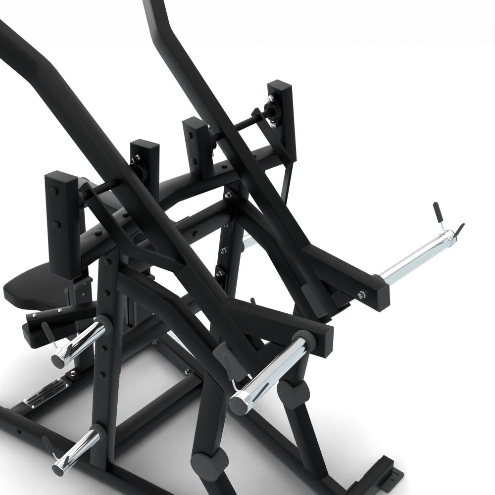 Plated Loaded Lat Pulldown Machine Fitness Tech 2/5
