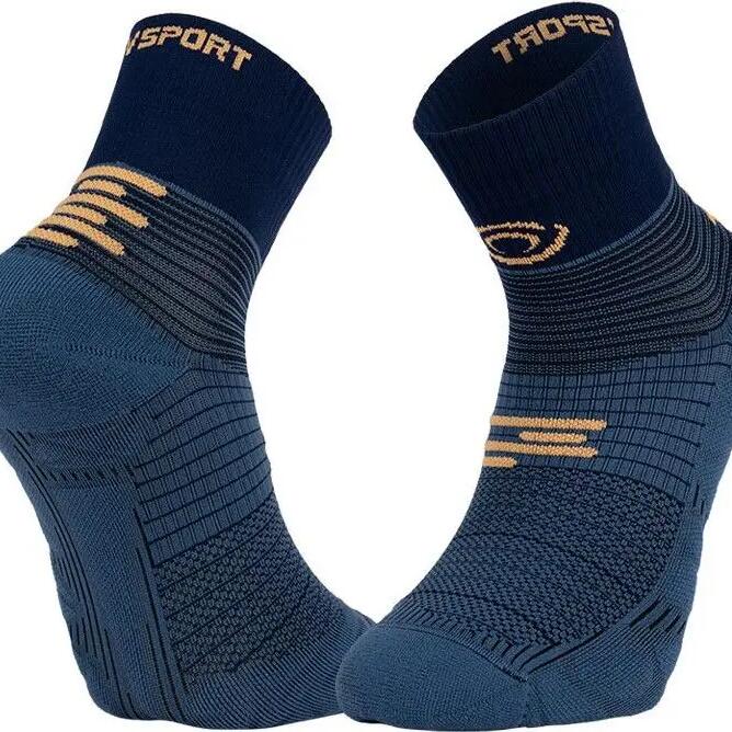 BV Sport Run Marathon Mid Socks Navy Blue