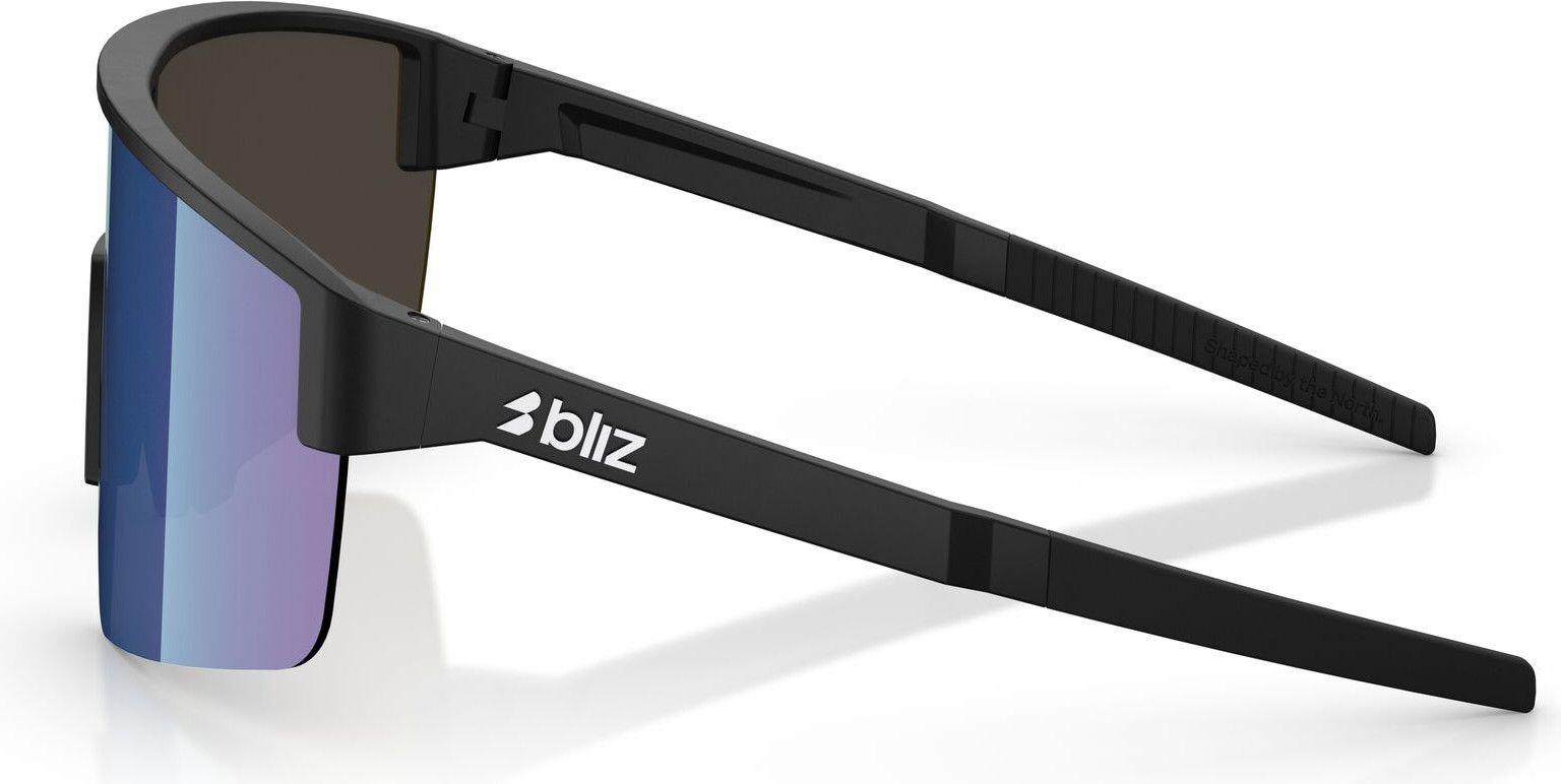 Unisex-Brille Bliz P004 Mattschwarz/Blau 2/6