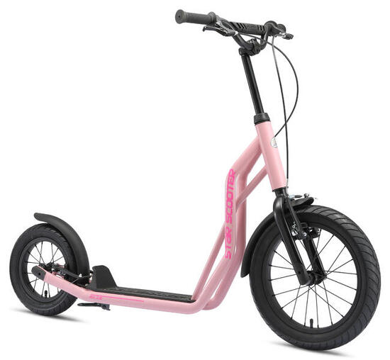 Trottinette grandes roues 16", pour enfants de 8 ans, pneus gonflables, Mixed