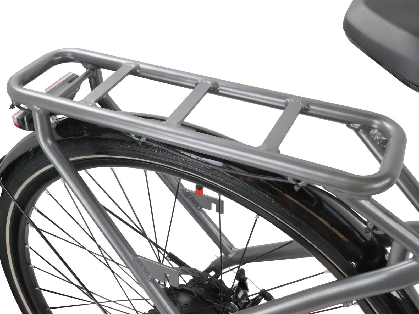 Unisex Elektro-Stadtfahrrad 12.8Ah 28-Zoll grau Urban 2/5