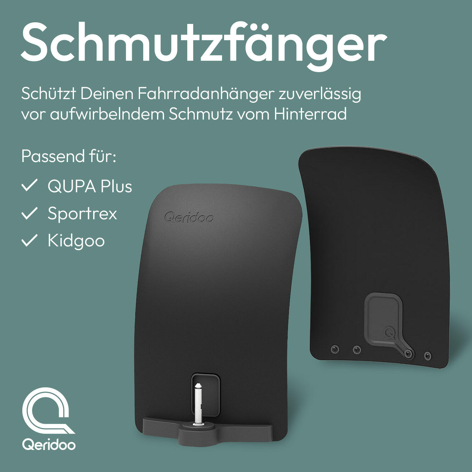 Spatbord QUPA Plus/Sportrex/Kidgoo 3/4