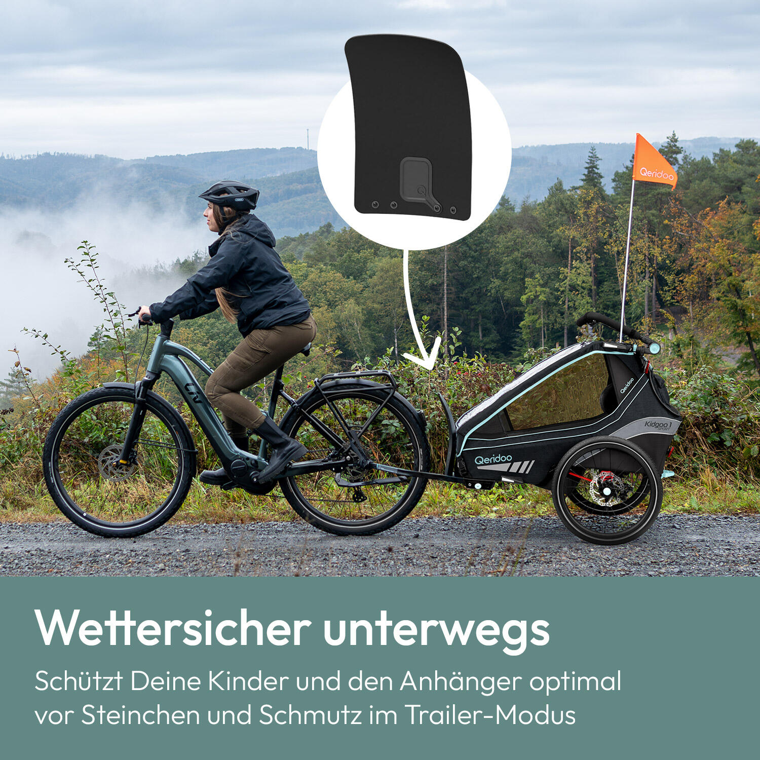 Spatlap voor de Kidgoo-fietskar Sport vanaf 2022 4/4