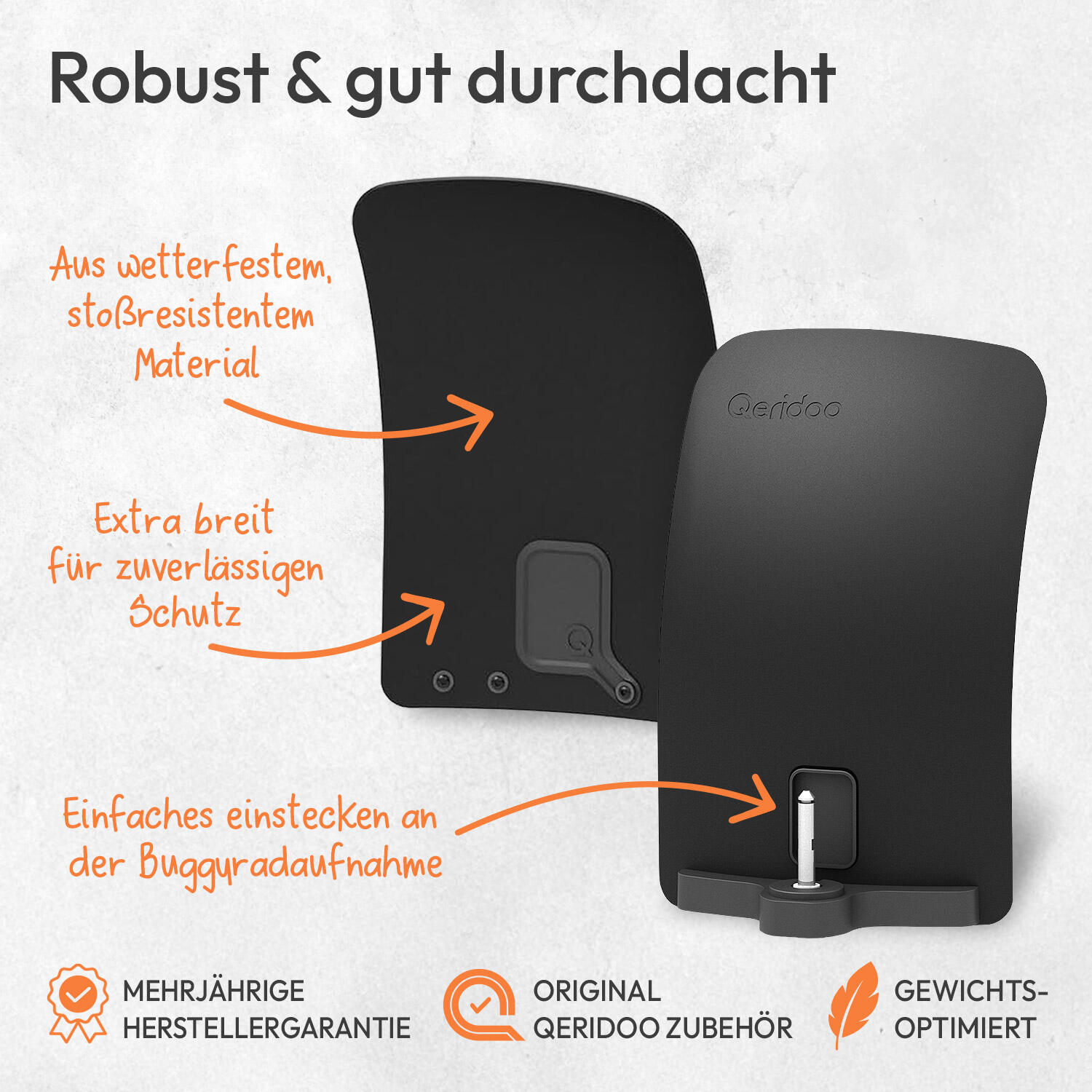 Spatbord QUPA Plus/Sportrex/Kidgoo 4/4
