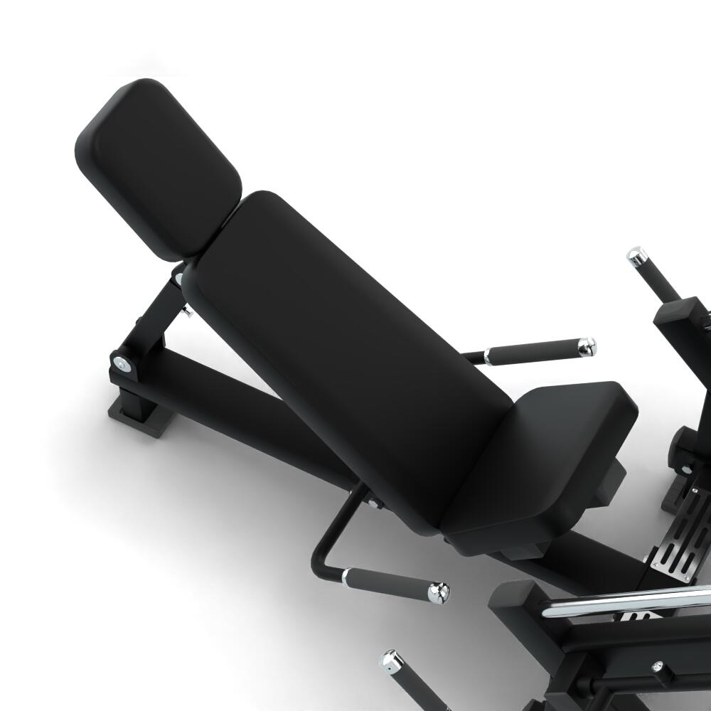 Prensa de pernas linear com discos até 600 kg Pro Series Fitness Tech 3/7