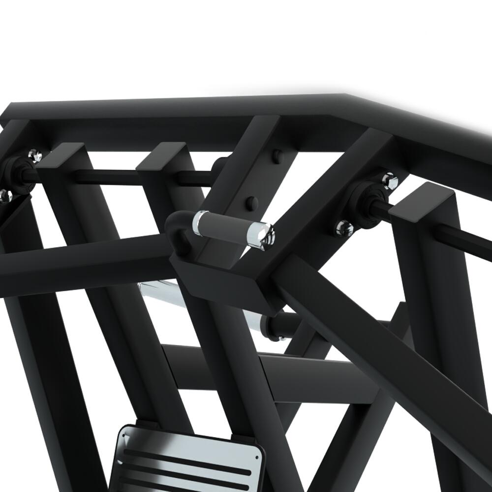 Máquina prensa de pierna iso-lateral de palanca Pro Series Fitness Tech 4/6