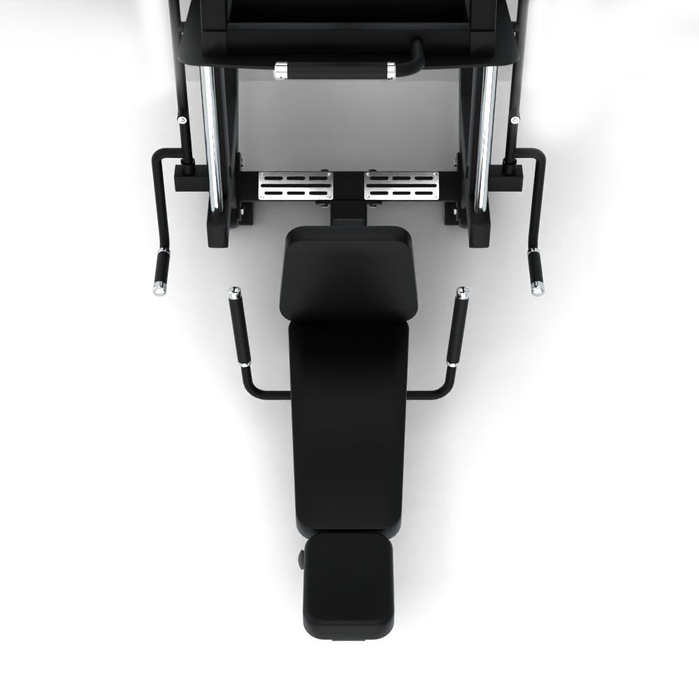 Prensa de pernas linear com discos até 600 kg Pro Series Fitness Tech 6/7