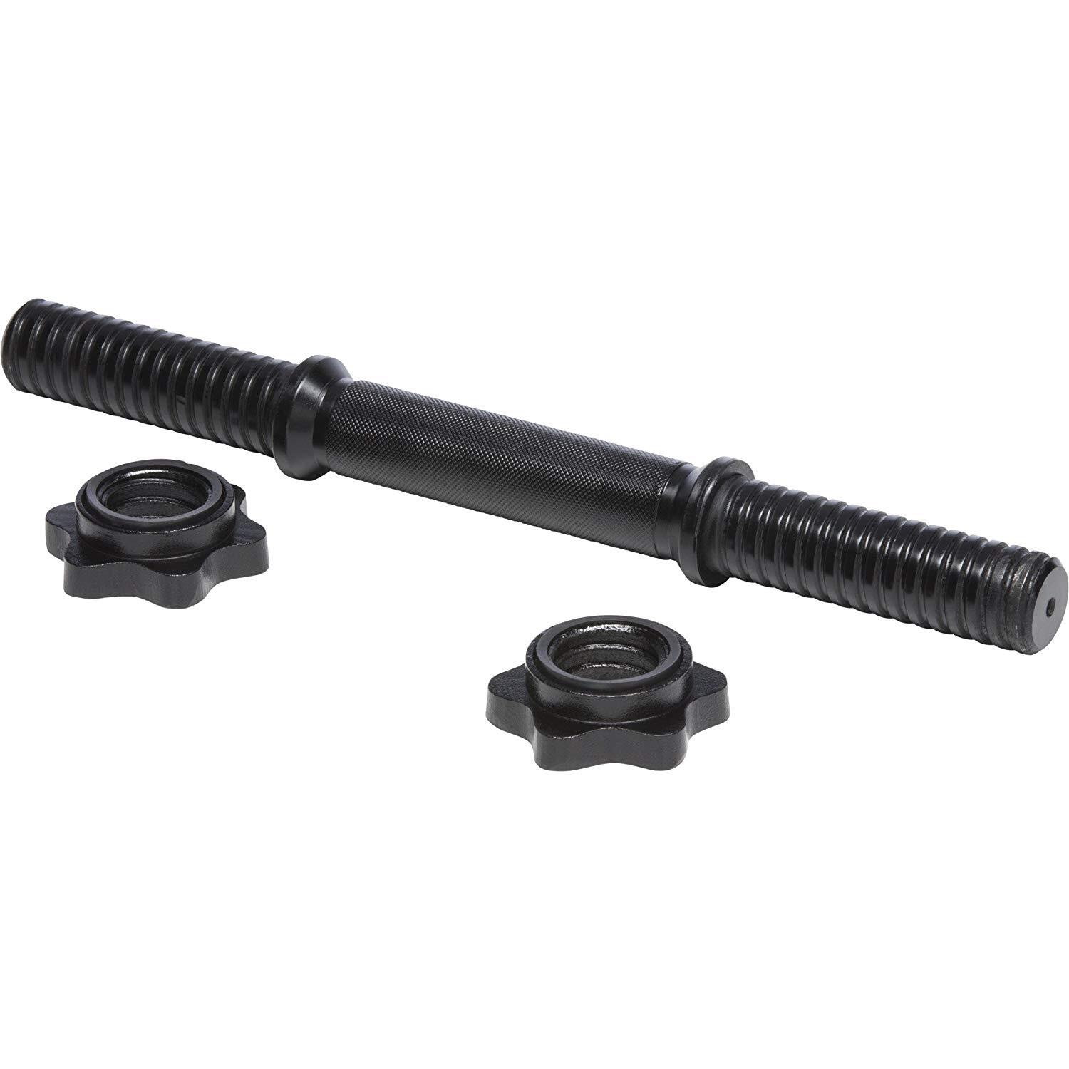 Voordeelset EZ-curl stang met dumbell stangen - Zwart - Barbell 30 mm 4/7