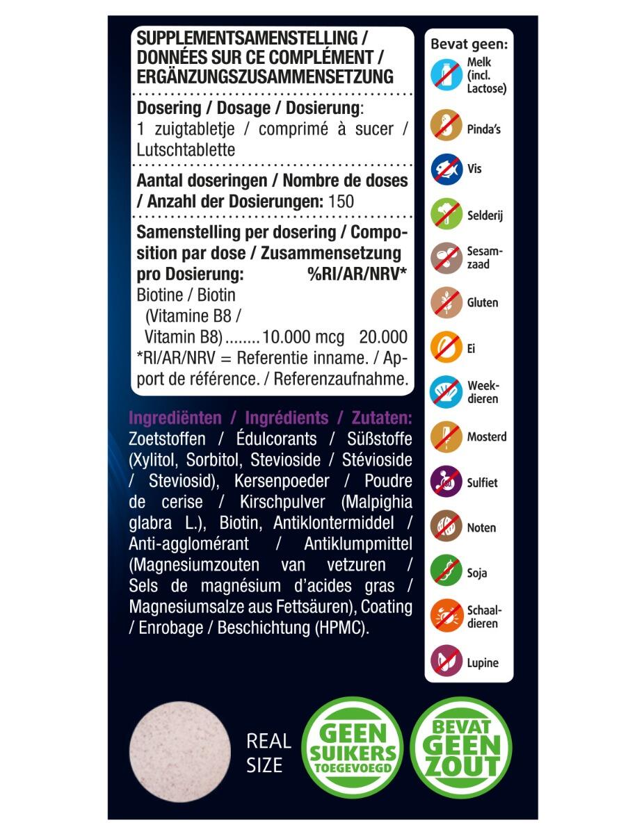 Lucovitaal Biotine 10.000mcg Forte 2/5