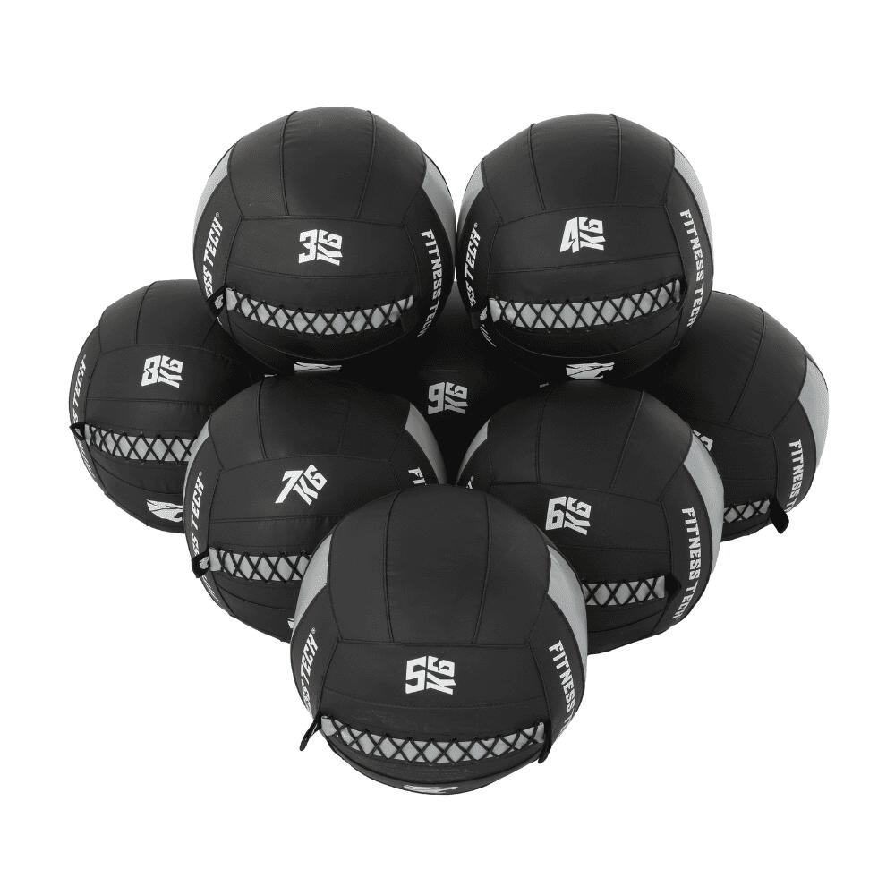 Wall Ball Double Couture 4kg Fitness Tech 6/7