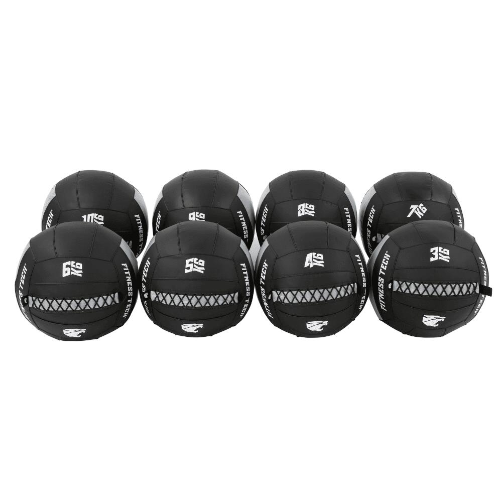 Wall Ball Double Couture 4kg Fitness Tech 5/7