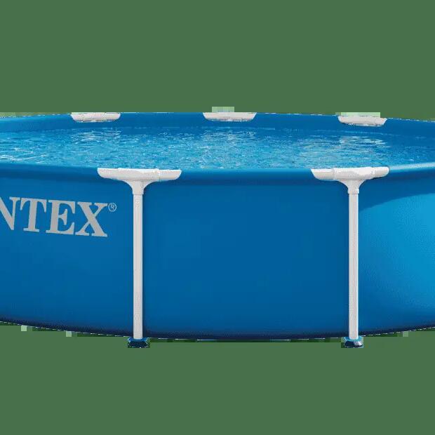 Basen ogrodowy stelażowy z pompą 366 cm Intex
