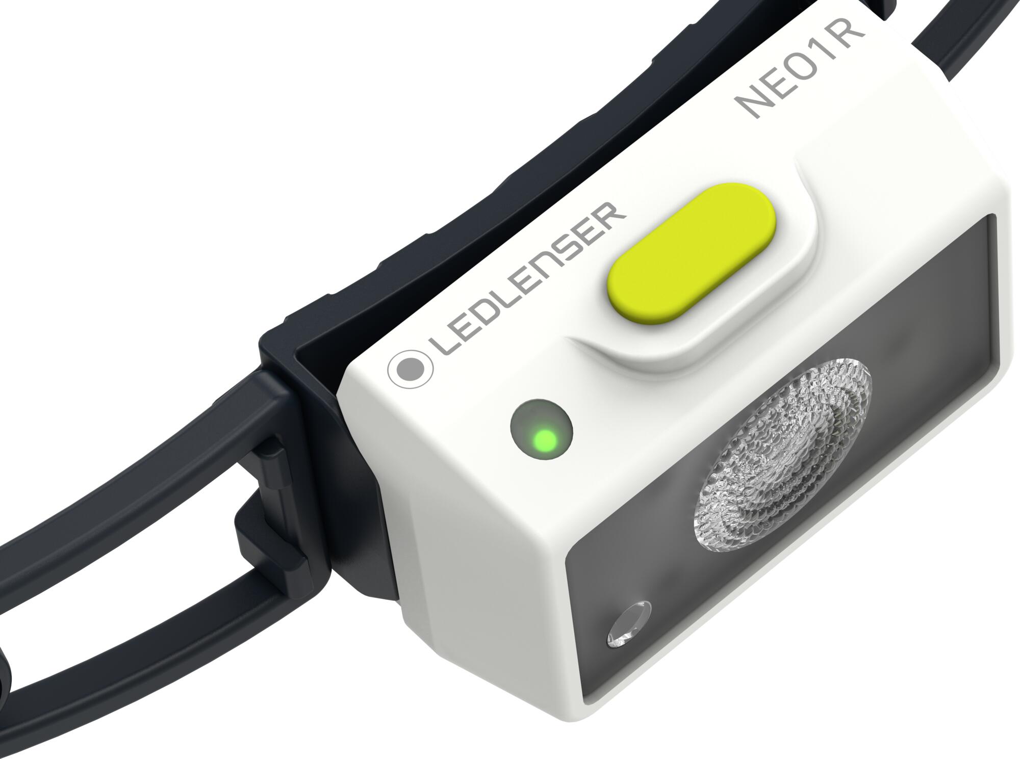 Lampe frontale LED rechargeable – Course à pied – 250lm, IP67, 80m – NEO1R Vert 3/7