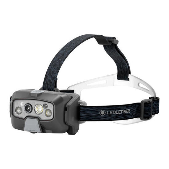Lampe frontale LED rechargeable – Focus automatique, Outdoor – HF8R CORE Noir