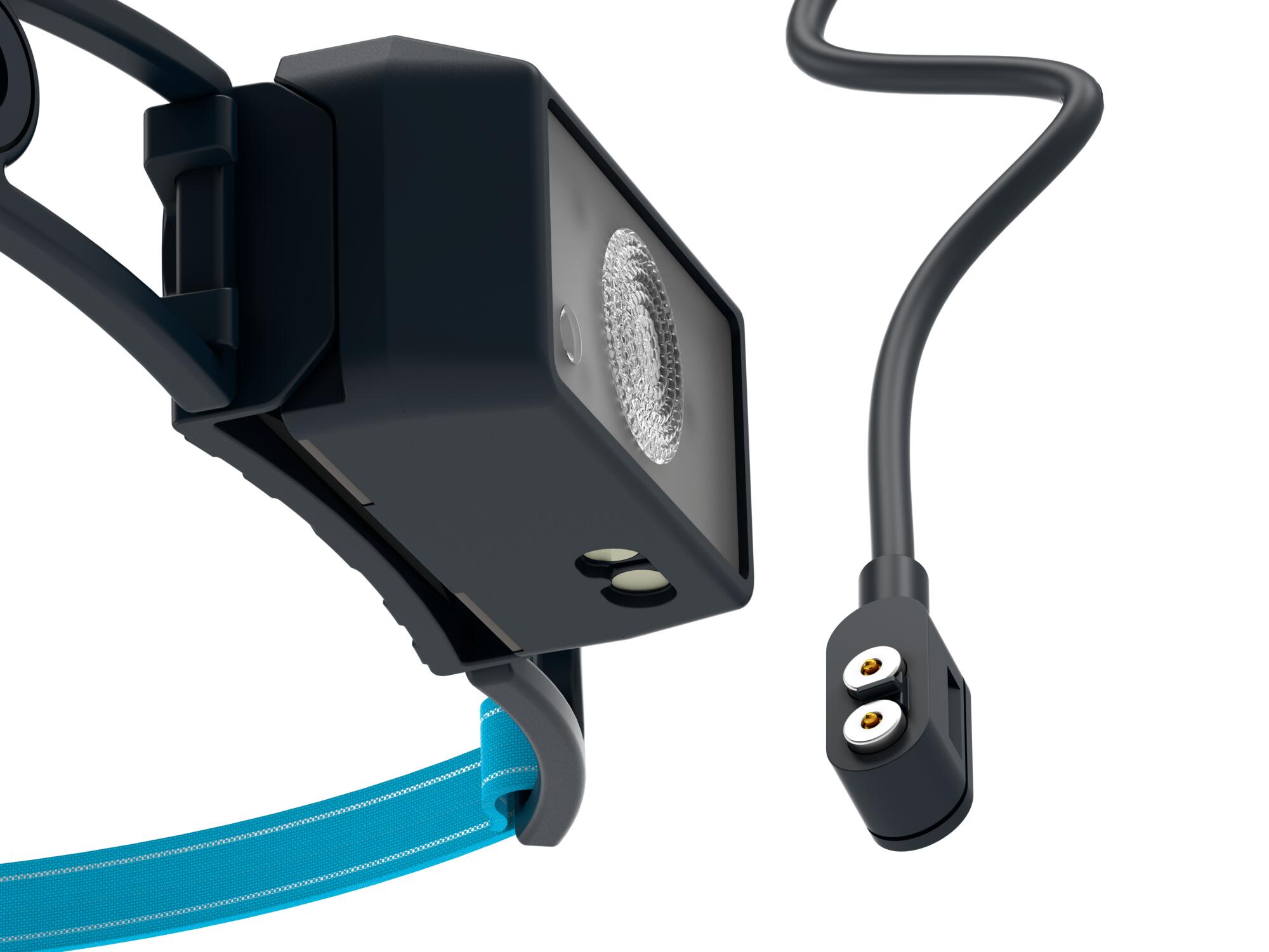 Lampe frontale LED rechargeable – Course à pied – 250lm, IP67, 80m – NEO1R Bleu 4/7