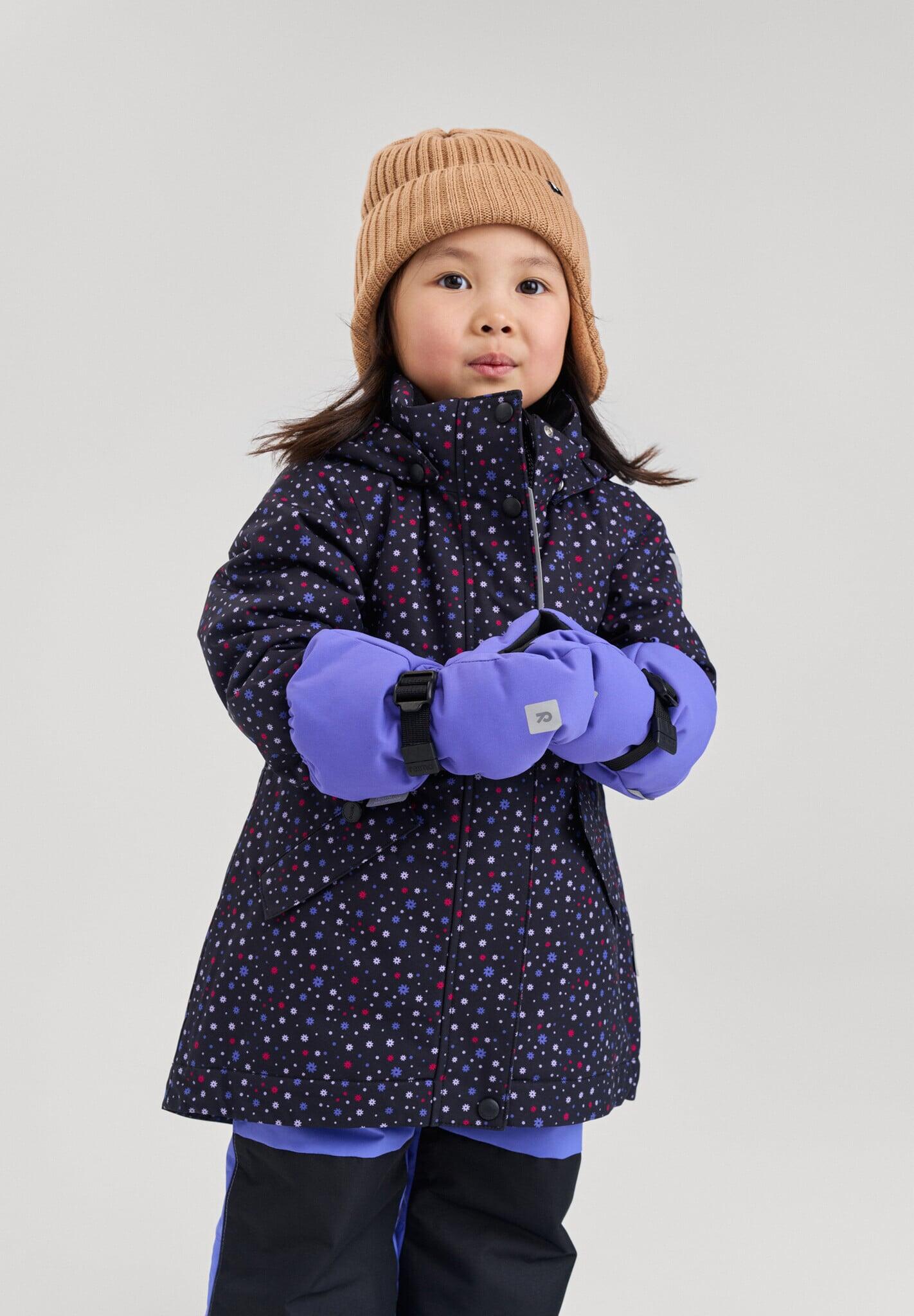 Giacca invernale da bambino tec Taipale nera 3/7