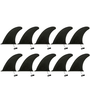 Set 10 sup vinnen 9" slide-in universeel - vinnen voor opblaasbaar sup board