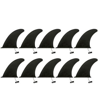 10er Set SUP Finnen 9" Slide-In Universal - Finnen für aufblasbares SUP