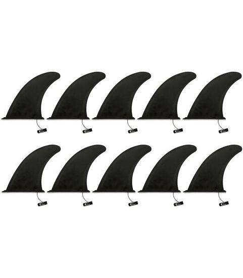 10er Set SUP Finnen 9" Slide-In Universal - Finnen für aufblasbares SUP
