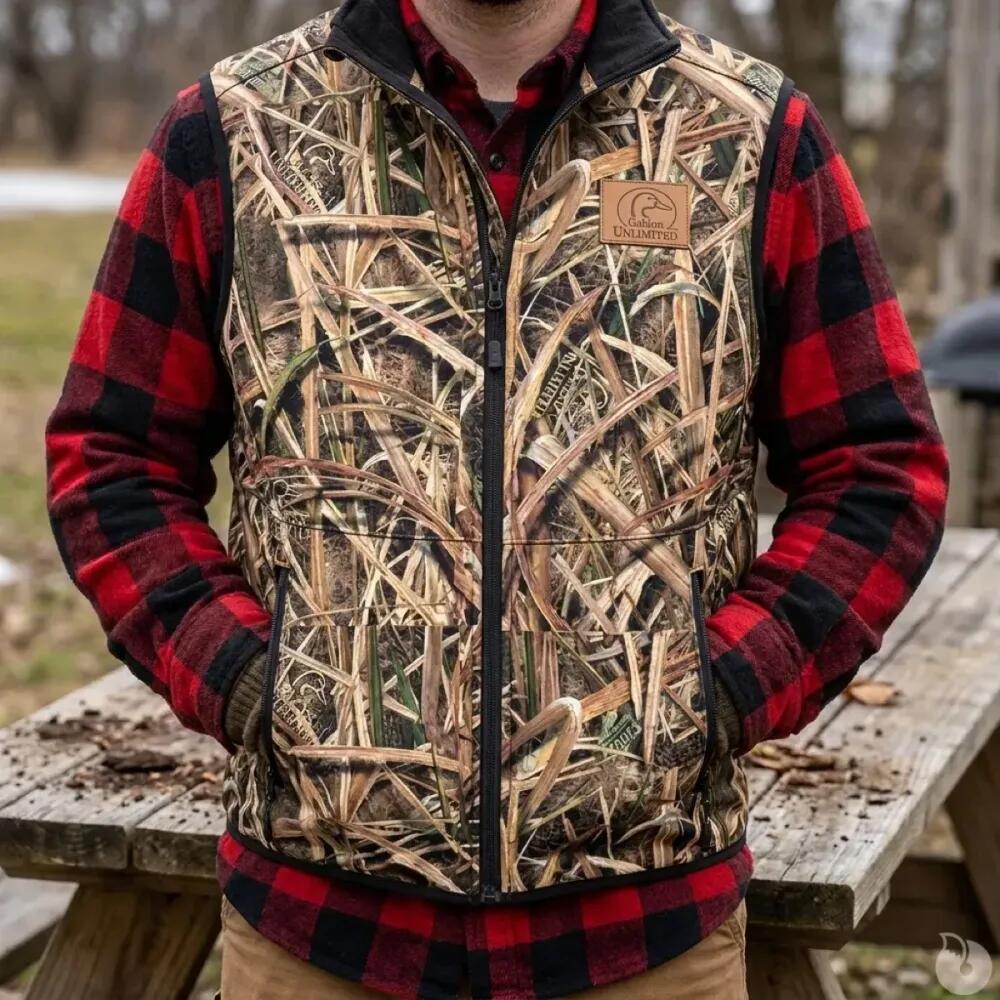 Gilet camo Roseaux Gabion Unlimited 4 poches 3/5