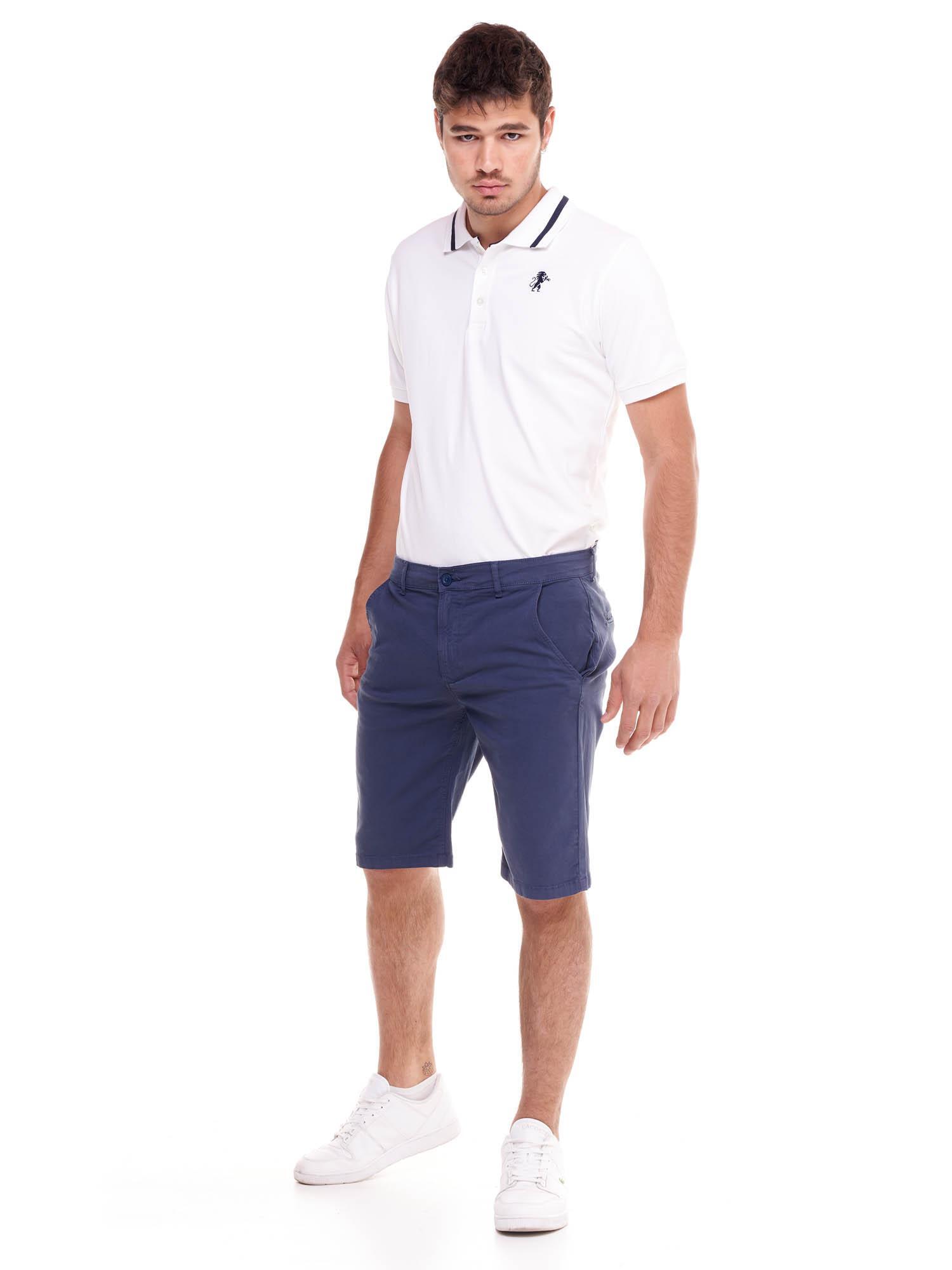 Calções Leone 1947 chino minimalista Homem 2/6