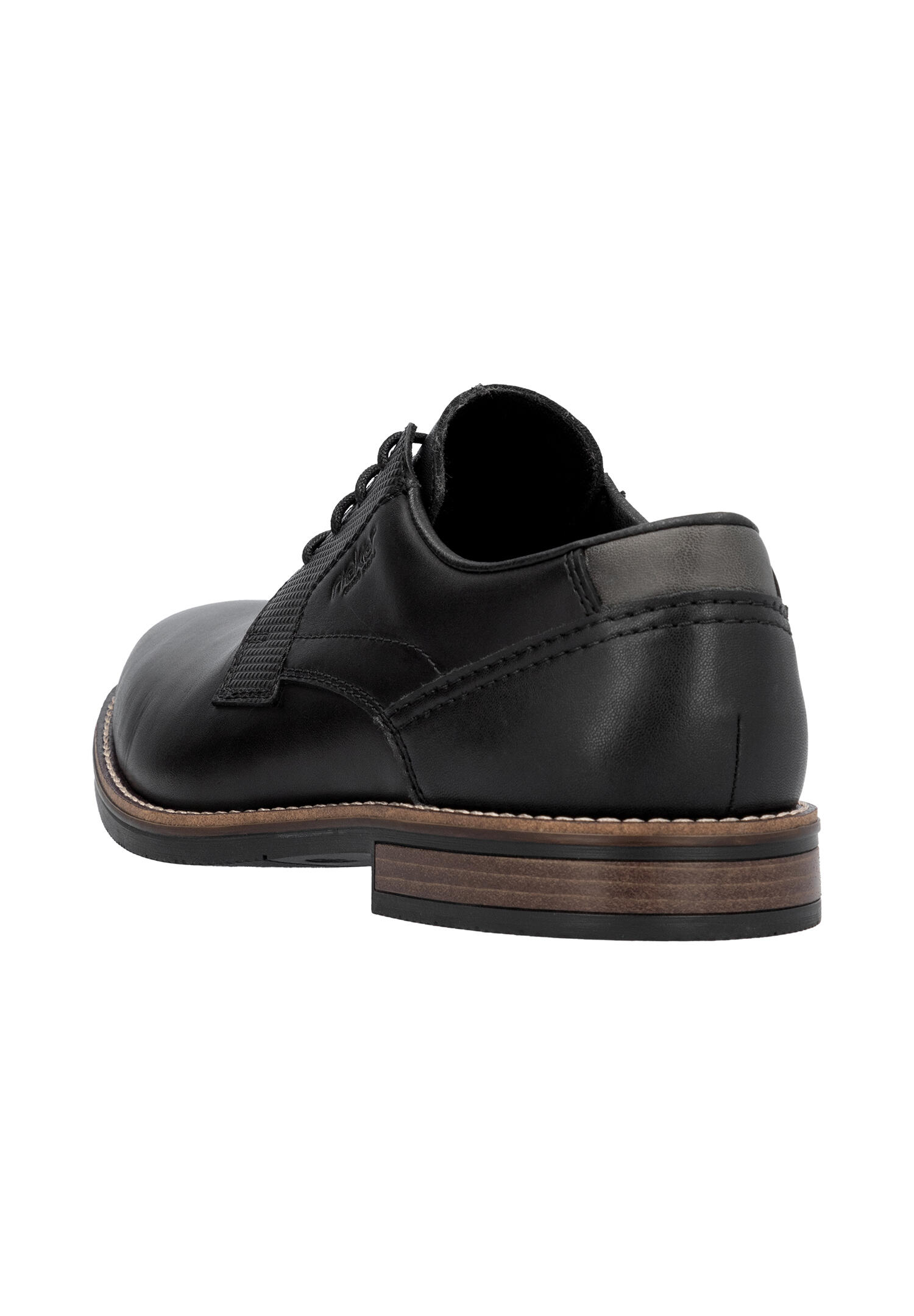 Rieker Herren Schnürschuhe Halbschuhe Leder Schuhe 13523-00 Black 2/7