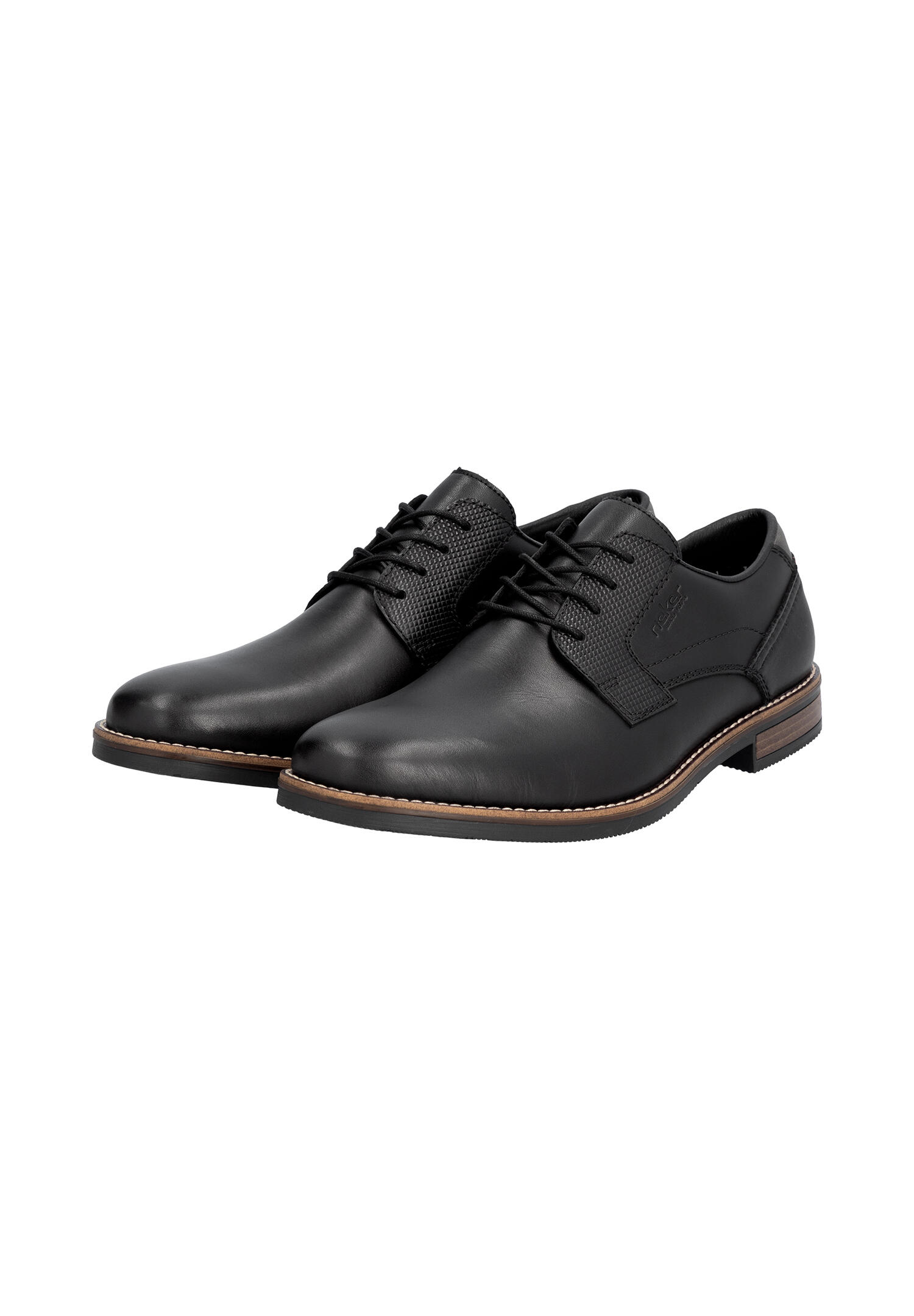 Rieker Herren Schnürschuhe Halbschuhe Leder Schuhe 13523-00 Black 7/7