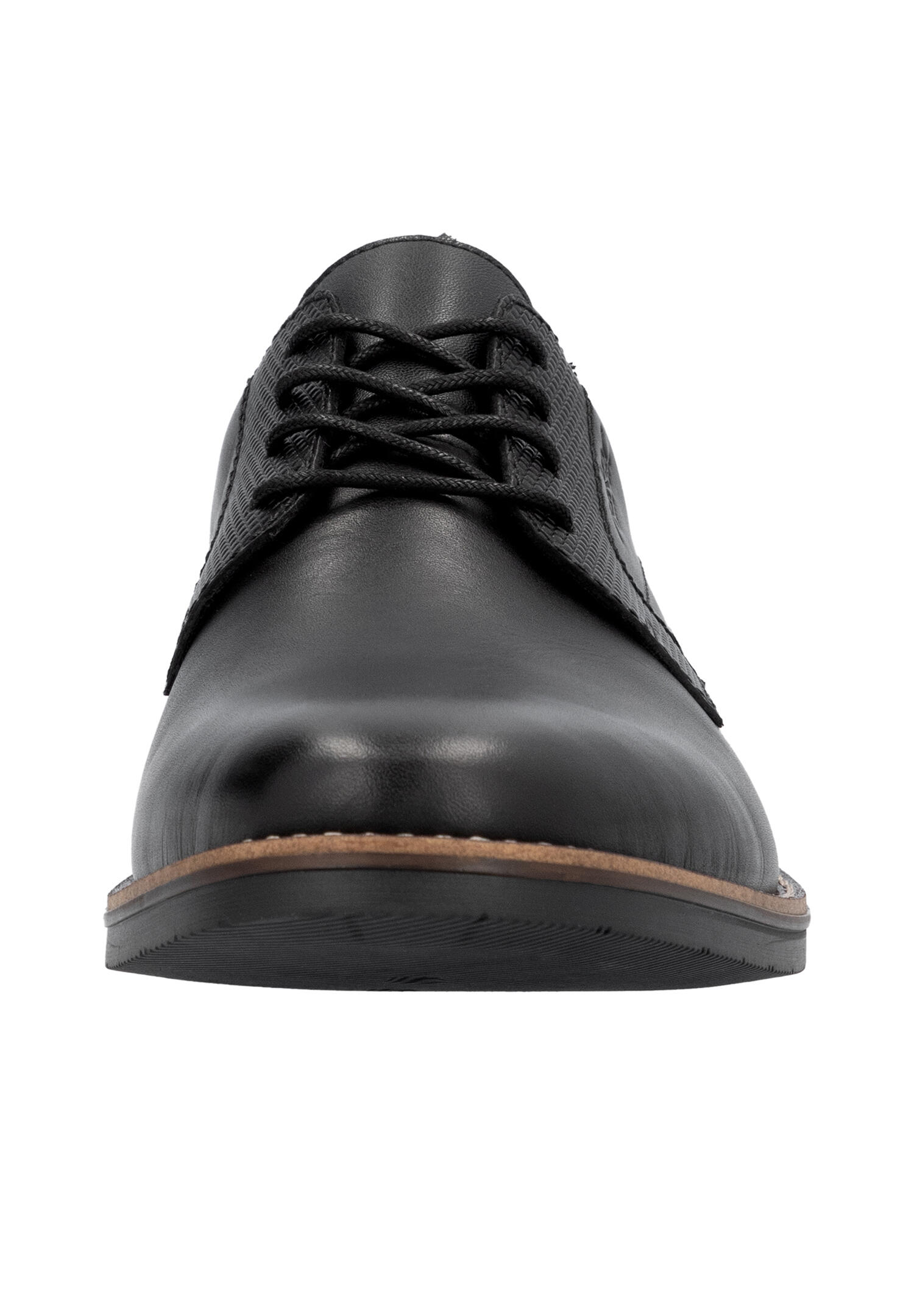 Rieker Herren Schnürschuhe Halbschuhe Leder Schuhe 13523-00 Black 5/7