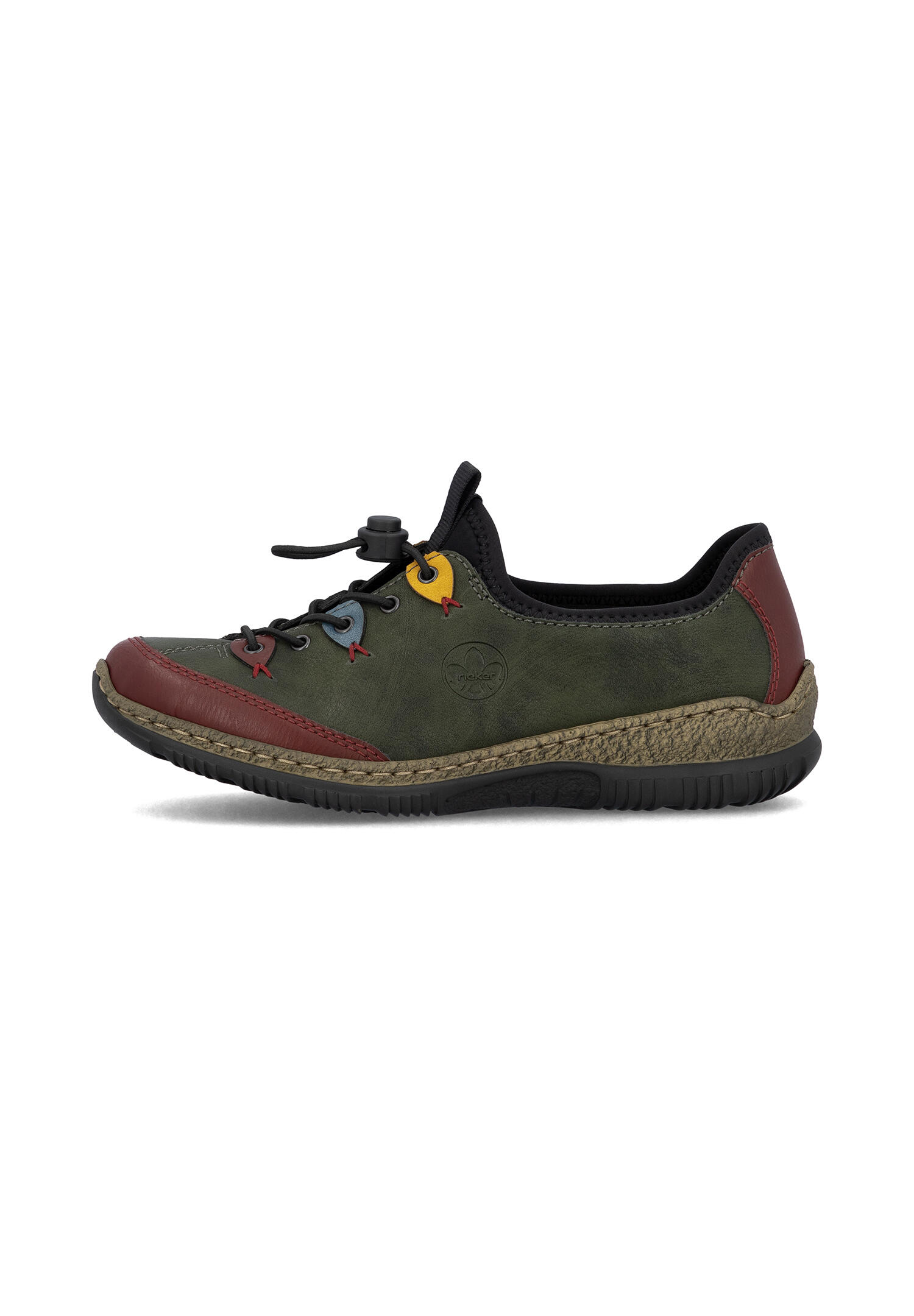 Rieker Damen Halbschuh Slipper Schuhe N3271-54 Green 4/7