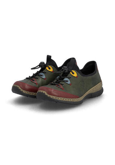 Rieker Damen Halbschuh Slipper Schuhe N3271-54 Green