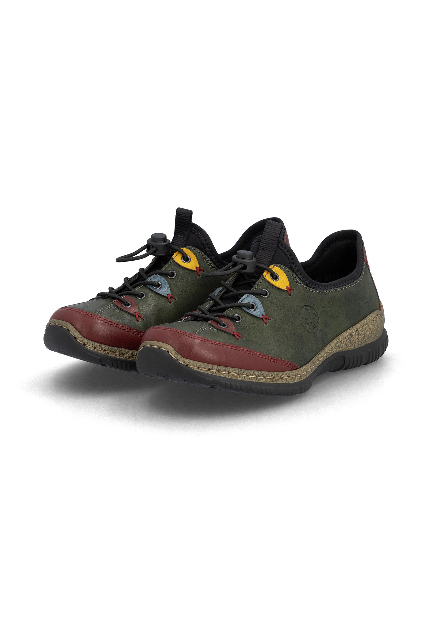 Rieker Damen Halbschuh Slipper Schuhe N3271-54 Green 1/7