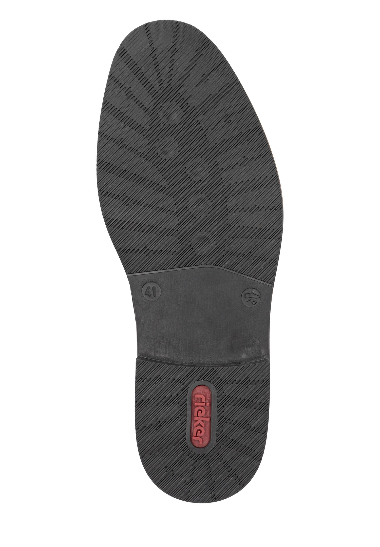 Rieker Herren Schnürschuhe Halbschuhe Leder Schuhe 13523-00 Black 6/7