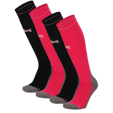 Xtreme - Chaussettes de course/compression - 4-Pack - Bleu Chaussettes de