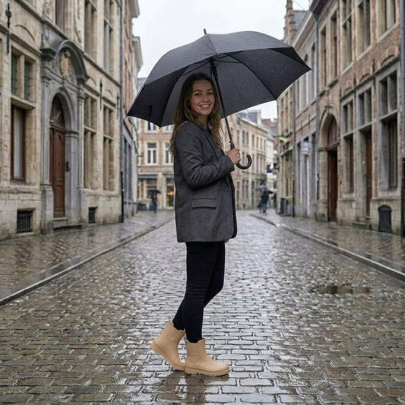 Bottes de pluie femme - Chelsea - 100 % caoutchouc - Bottes de pluie basses 5/6