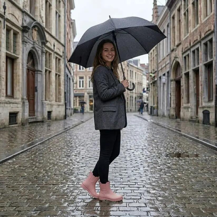Regenlaarzen Dames - Chelsea  - 100% Rubber 5/6