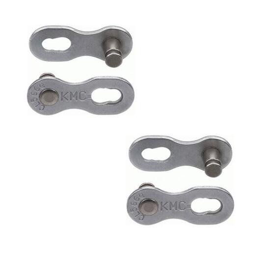 KMC Missinglink 9R Silber EPT 2 Stück f. Ketten 6,6mm,9-fach C09EPTR00