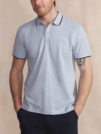 Polo manches courtes homme YVANEPOL blanc - coupe ajustée