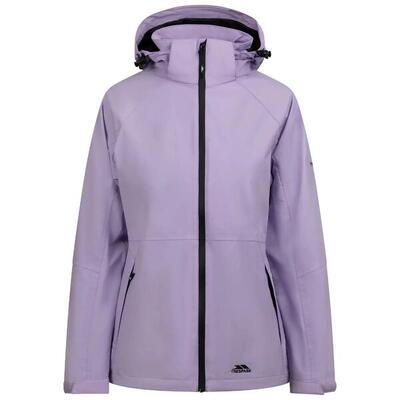 Giacca impermeabile con cappuccio e zip per donna Trespass Tilbury