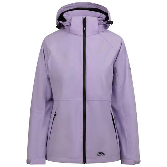 Giacca impermeabile con cappuccio e zip per donna Trespass Tilbury