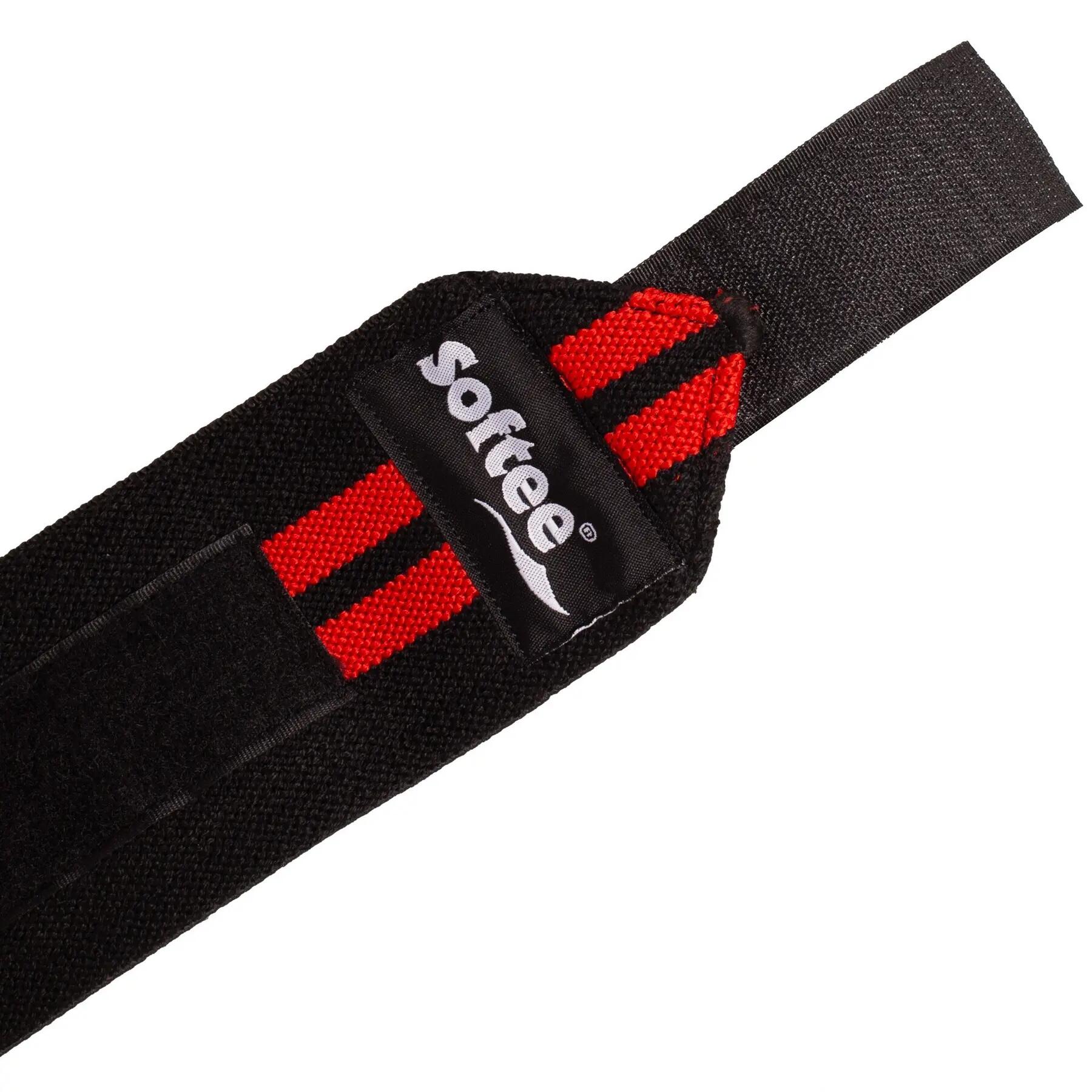Softee spiercompressiepolsband Negro/Rojo ÚNICA 4/4