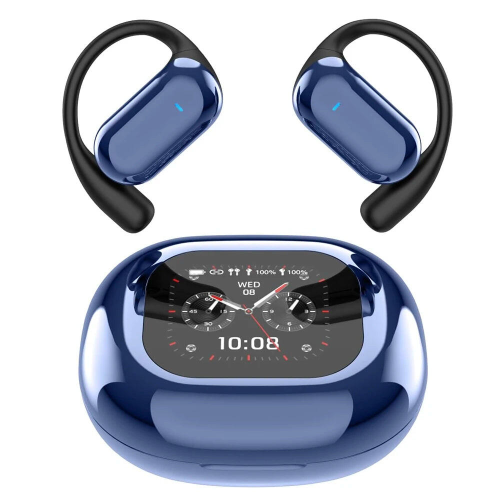 AI Real-Time Translation Wireless Earbuds Blue