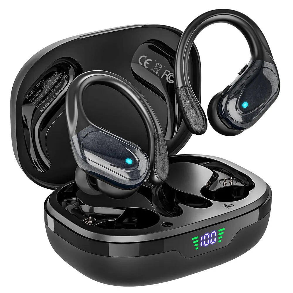 Wireless Sports Bluetooth Earbuds HiFi Sound with Mic