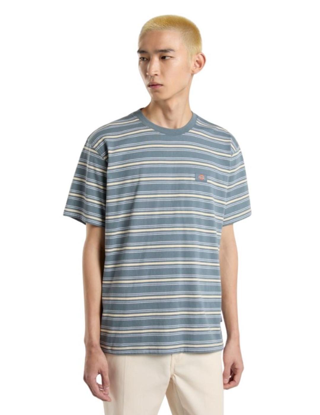 Maglietta da uomo Dickies Lewiston multicolore 3/4