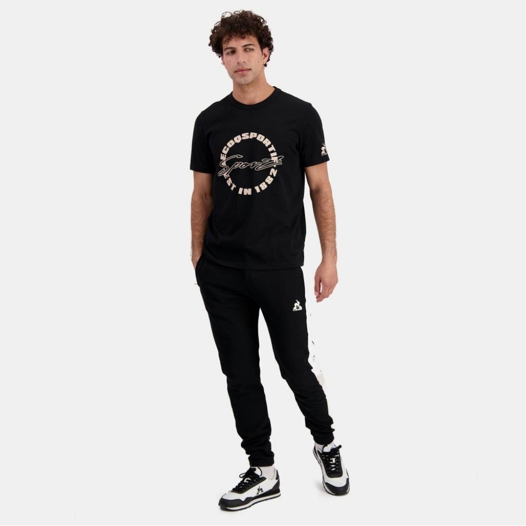 Calças Le Coq Sportif Modelo Contemporain Pant N Cor Preto 4/5