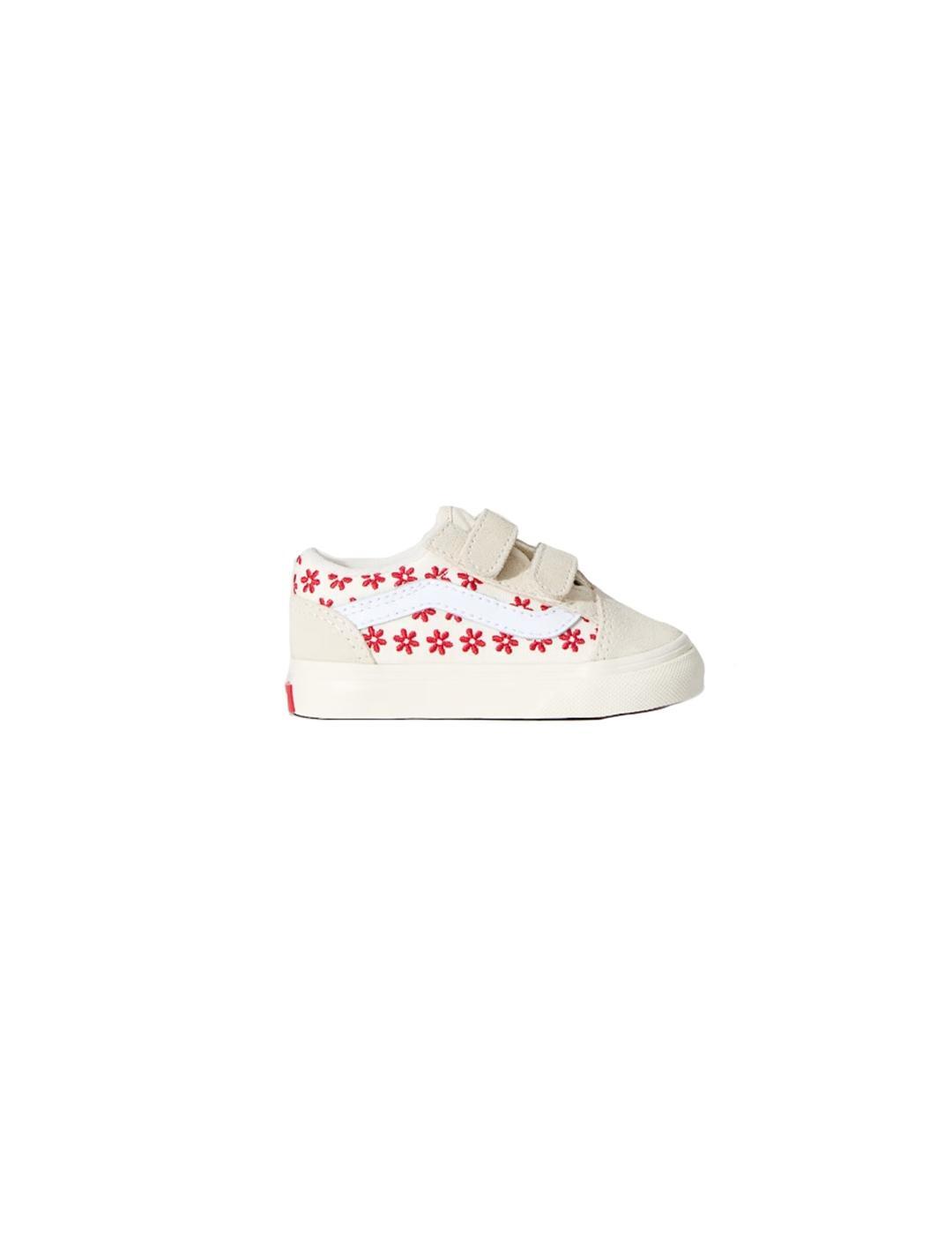 Chaussures pour fille Vans Old Skool beige. 1/4