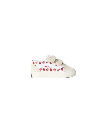 Chaussures pour fille Vans Old Skool beige.